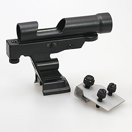 ScopeTeknix red-dot finder with ST73 SLR hot-shoe fitting bracket